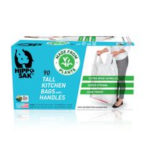Sacos de lixo Hippo Sak Plant Based 13 galões (90 unidades) Sacos de lixo Hippo Sak Plant Based 13 galões (90 unidades)