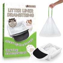 Sacos de lixo Litter Box Robot Dranbol 3 e 4, 60 unidades