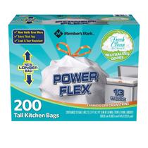 Sacos de lixo Membro's Mark Power Flex Tall Kitchen 13L 200 ct Sacos de lixo Membro's Mark Power Flex Tall Kitchen 13L 200 ct