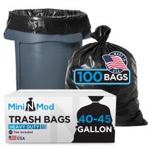 Sacos de lixo Mini n Mod 170L Heavy Duty 100 unidades pretos