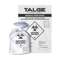 Sacos de Lixo para Resíduos Infectantes 50 L - 10 Unidades - Talge Sacos de Lixo para Resíduos Infectantes 50 L - 10 Unidades - Talge