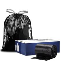 Sacos de lixo Plasticplace 120L com cordão de 1,2 mil, 100 unidades Sacos de lixo Plasticplace 120L com cordão de 1,2 mil, 100 unidades