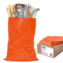 Sacos de lixo Plasticplace 42 galões, laranja, 50 unidades, 3,0 mil Sacos de lixo Plasticplace 42 galões, laranja, 50 unidades, 3,0 mil