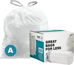 Sacos de lixo Plasticplace Code A compatíveis com 4,5 L (200 unidades) Sacos de lixo Plasticplace Code A compatíveis com 4,5 L (200 unidades)