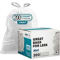 Sacos de lixo Plasticplace Custom Fit simplehuman Code P 50-60L