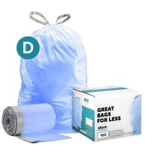 Sacos de lixo Plasticplace simplehuman Code D 20L 100 unidades
