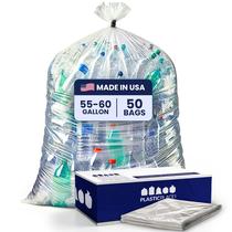 Sacos de lixo Plasticplace W55LDC2 55-60 galões, pacote com 50 Sacos de lixo Plasticplace W55LDC2 55-60 galões, pacote com 50