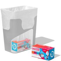 Sacos de lixo POPBINS Small Garbage 10L, pacote transparente com 30 Sacos de lixo POPBINS Small Garbage 10L, pacote transparente com 30