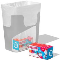 Sacos de lixo POPBINS Small Garbage, pacote de 4 galões com 30