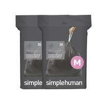 Sacos de lixo simplehuman Code M 45L/12 galões (40 unidades)