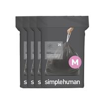 Sacos de lixo simplehuman Code M 45L/12 galões 80 unidades