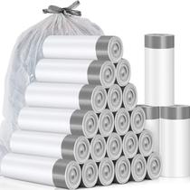 Sacos de lixo Sinmoe 15L Drawstring Plastic 480 unidades cinza
