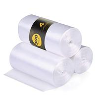 Sacos de lixo Supellectilem de 4 galões (15L) 300 Small Mini Clear Sacos de lixo Supellectilem de 4 galões (15L) 300 Small Mini Clear