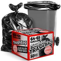 Sacos de lixo ToughBag 240-246L 50x60cm pretos 50 unidades Sacos de lixo ToughBag 240-246L 50x60cm pretos 50 unidades