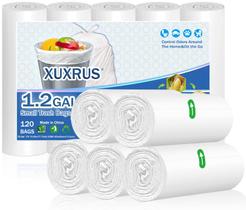 Sacos de lixo XUXRUS 5L/1,2 galão para banheiro, escritório de 120 unidades