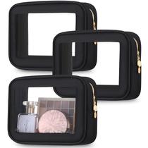 Sacos de maquiagem Abbylike Bolsa de armazenamento transparente de PVC transparente