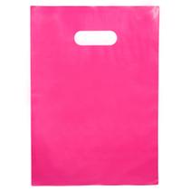 Sacos de mercadorias Choice Marts 100 rosa 9x12cm de plástico brilhante