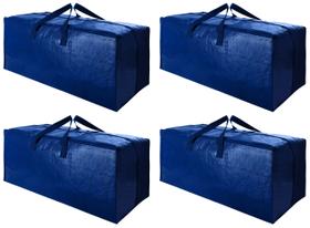 Sacos de mudança Cosy Family Heavy Duty Extra Large 86L azuis x4