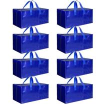 Sacos de mudança HealSmart Extra Large, pacote com 8, 95 litros, azuis
