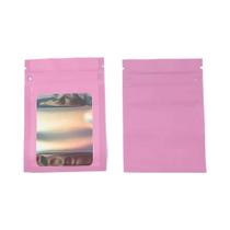 Sacos De Mylar Com Fecho Zip Holográfico a Laser, 50 Peças, Embalagem Plástica Espessa À Prova De