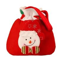 Sacos De Natal Com Cordão E Alça Para Doces, Saco Do Papai Noel, Armazenamento De Presentes,