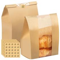 Sacos de pão de papel TWOWYHI 100PCS para pães caseiros