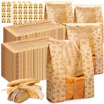 Sacos de pão Feifeiya Kraft Paper para massa fermentada caseira 150 unidades Sacos de pão Feifeiya Kraft Paper para massa fermentada caseira 150 unidades