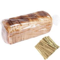 Sacos de pão Morepack 100 peças de plástico reutilizável de 45x10x20cm
