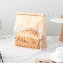Sacos de pão Roppolo, 50 peças, 22x11x28cm, papel de algodão marrom