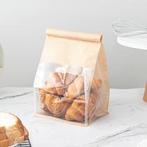 Sacos de pão Roppolo para pães caseiros 50 unidades com janela 16x13x26cm