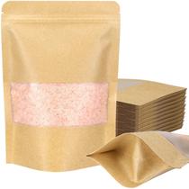Sacos de papel Kraft Blisstime Stand Up Pouch, pacote com 100 unidades, 14x20cm Sacos de papel Kraft Blisstime Stand Up Pouch, pacote com 100 unidades, 14x20cm