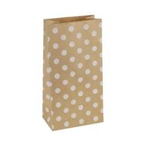Sacos De Papel Kraft De 4lb 10pcs 5x2.95x9.45 Polegadas Sacos Marrom Para Almoço Lanche Pão