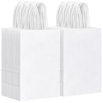 Sacos de papel OUTUXED White 150 unidades com alças 13,3 x 8,1 x 20,3 cm Sacos de papel OUTUXED White 150 unidades com alças 13,3 x 8,1 x 20,3 cm