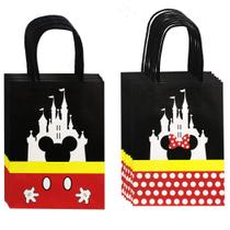 Sacos de papel para guloseimas MOAXMOA Castle Mickey Minnie Theme 12 unidades