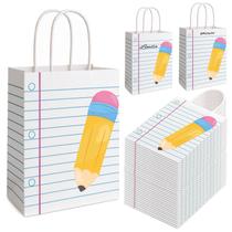 Sacos de papel para presente de agradecimento ao professor FOGWOWO 36 unidades a granel