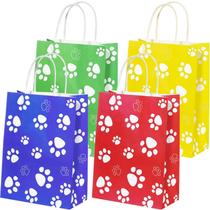 Sacos de papel Paw Party Capoda Dog Paw 24 unidades com alça 22x16x8cm Sacos de papel Paw Party Capoda Dog Paw 24 unidades com alça 22x16x8cm