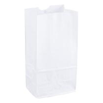 Sacos de papel Perfect Stix Kraft White, pacote de 8 libras e 100 quilates Sacos de papel Perfect Stix Kraft White, pacote de 8 libras e 100 quilates