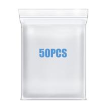 Sacos de plástico Macoota 10x13cm 50 unidades Clear Zip Seal Lock
