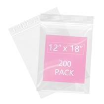 Sacos de plástico refecháveis com zíper iMailer 12 x 18 cm 200 unidades