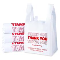 Sacos de plástico SheerDelight 300 Count Thank You Bags brancos