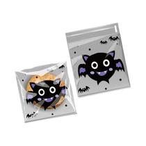 Sacos De Plástico Transparentes Para Doces De Halloween 100pcs Sacos Autoadesivos Para Presentes De Sacos De Plástico Transparentes Para Doces De Halloween 100pcs Sacos Autoadesivos Para Presentes De