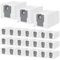 Sacos de pó, pacote de 24 litros, para Roborock Qrevo Robot Vacuum QV 35A