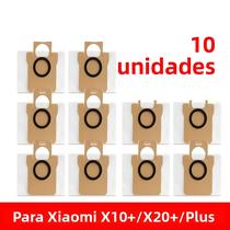 Sacos De Poeira Para Aspirador Robot Xiaomi X20 plus X20/Pro 10PCS Acessórios De Substituição