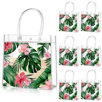 Sacos de presente Aliceset Aloha Hawaiian Luau Party, 20 unidades de PVC transparente