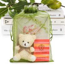 Sacos de presente ANZNKU Organza Drawstring 20x30 cm verdes, pacote com 100 Sacos de presente ANZNKU Organza Drawstring 20x30 cm verdes, pacote com 100