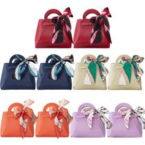 Sacos de presente Candy HOSDZOU Leather Wedding, pacote com 10, reutilizáveis Sacos de presente Candy HOSDZOU Leather Wedding, pacote com 10, reutilizáveis