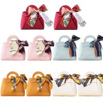 Sacos de presente Candy HOSDZOU Leather Wedding, pacote com 10, reutilizáveis Sacos de presente Candy HOSDZOU Leather Wedding, pacote com 10, reutilizáveis