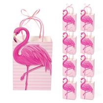 Sacos de presente Cheerland Flamingo, 8 peças de lembrancinhas rosa Sacos de presente Cheerland Flamingo, 8 peças de lembrancinhas rosa