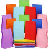 Sacos de presente Clabby, 100 peças de papel colorido, 24x13x8cm, 8 cores