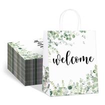Sacos de presente de boas-vindas QIELSER para convidados de casamento, 50 unidades brancas Sacos de presente de boas-vindas QIELSER para convidados de casamento, 50 unidades brancas